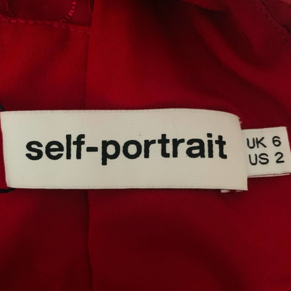 Self-Portrait One Shoulder Cut Out Midi Dress - Picture 7 of 9